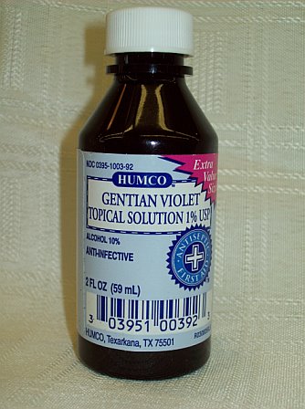Gentian Violet 1 Ounce Bottle - Click Image to Close